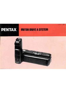 Pentax Motors manual. Camera Instructions.